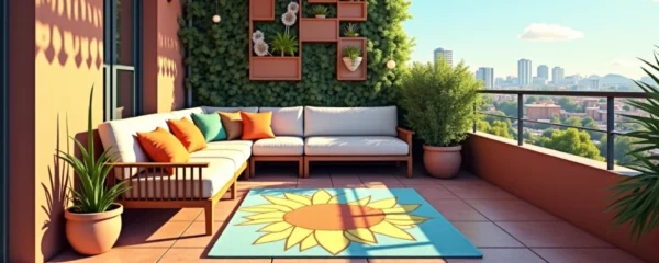 decorar un pequeño espacio exterior